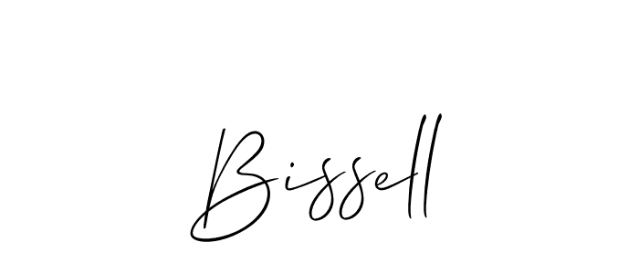 How to make Bissell signature? Allison_Script is a professional autograph style. Create handwritten signature for Bissell name. Bissell signature style 2 images and pictures png