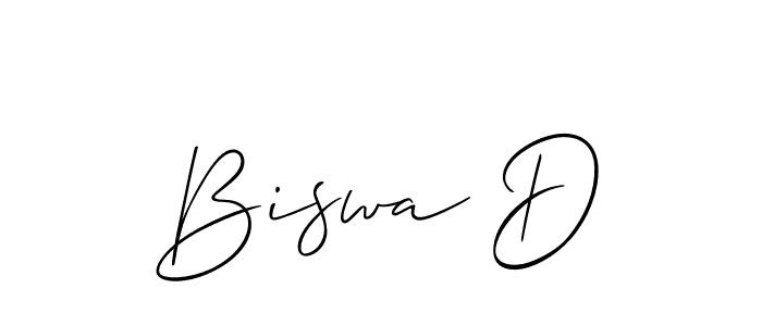 Best and Professional Signature Style for Biswa D. Allison_Script Best Signature Style Collection. Biswa D signature style 2 images and pictures png