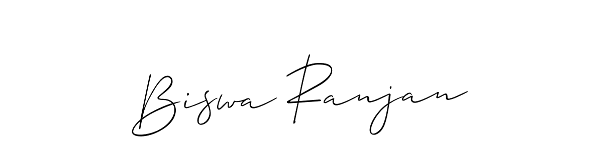 It looks lik you need a new signature style for name Biswa Ranjan. Design unique handwritten (Allison_Script) signature with our free signature maker in just a few clicks. Biswa Ranjan signature style 2 images and pictures png