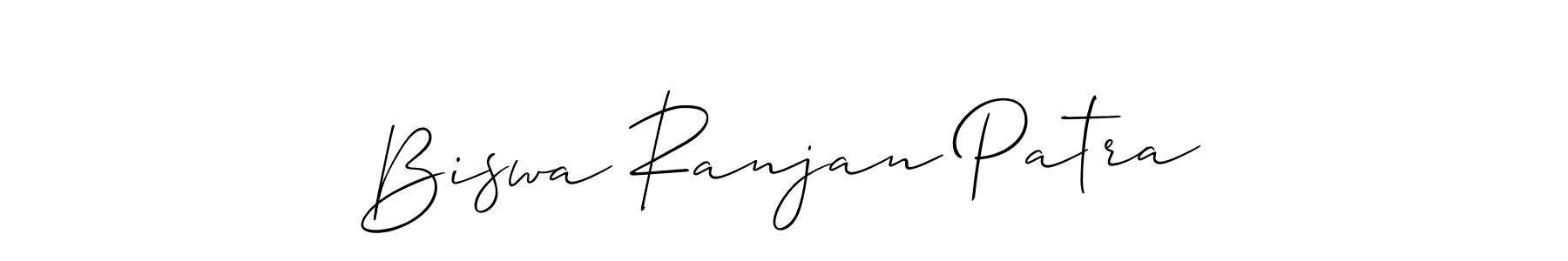 Create a beautiful signature design for name Biswa Ranjan Patra. With this signature (Allison_Script) fonts, you can make a handwritten signature for free. Biswa Ranjan Patra signature style 2 images and pictures png