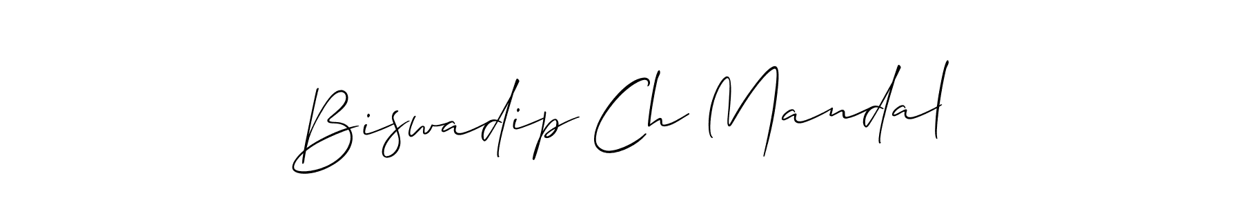 Also You can easily find your signature by using the search form. We will create Biswadip Ch Mandal name handwritten signature images for you free of cost using Allison_Script sign style. Biswadip Ch Mandal signature style 2 images and pictures png