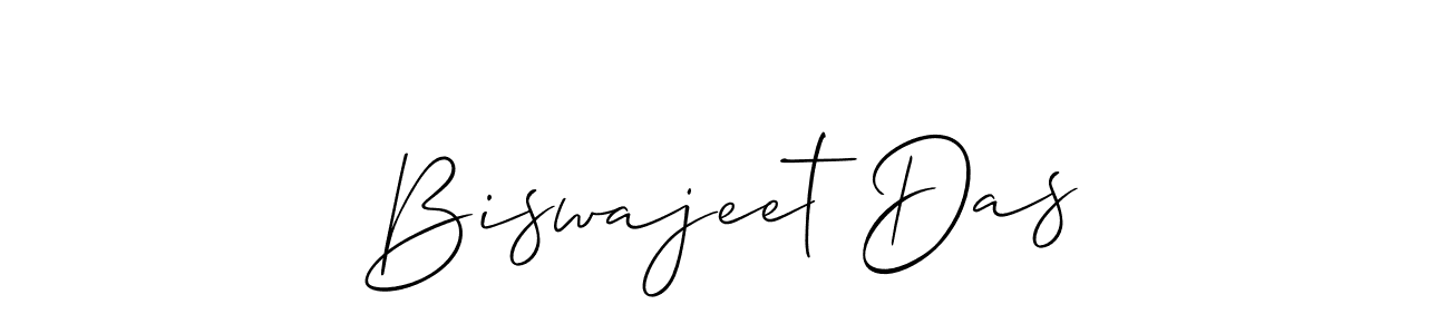 This is the best signature style for the Biswajeet Das name. Also you like these signature font (Allison_Script). Mix name signature. Biswajeet Das signature style 2 images and pictures png