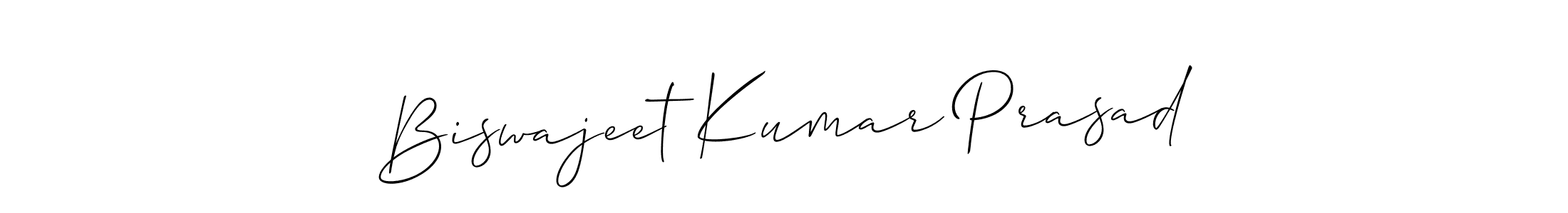 How to Draw Biswajeet Kumar Prasad signature style? Allison_Script is a latest design signature styles for name Biswajeet Kumar Prasad. Biswajeet Kumar Prasad signature style 2 images and pictures png