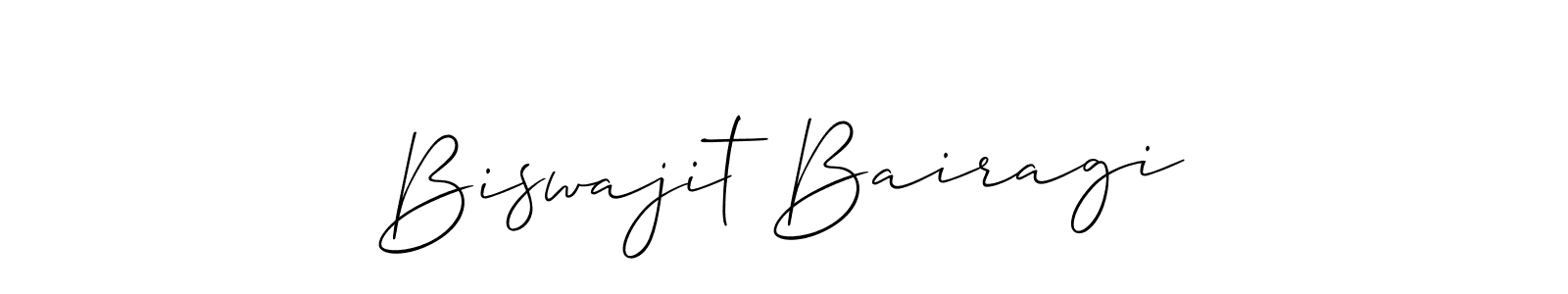 Also You can easily find your signature by using the search form. We will create Biswajit Bairagi name handwritten signature images for you free of cost using Allison_Script sign style. Biswajit Bairagi signature style 2 images and pictures png