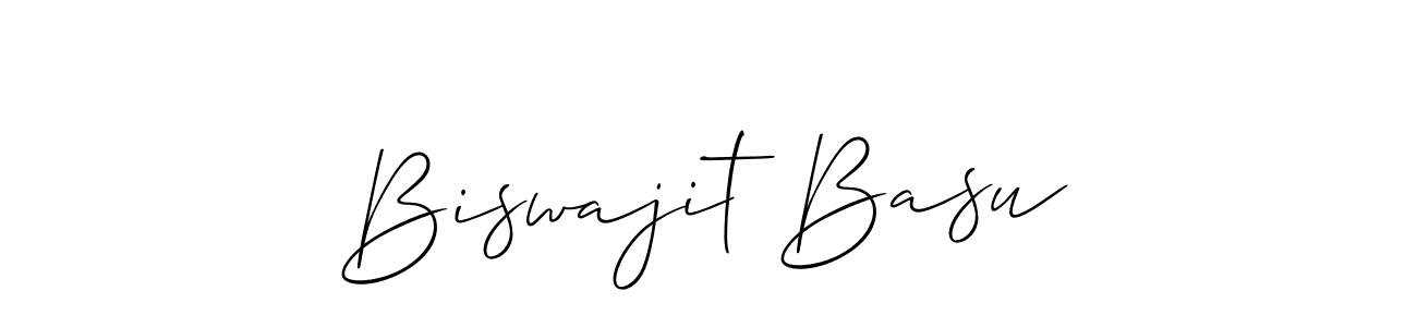 Biswajit Basu stylish signature style. Best Handwritten Sign (Allison_Script) for my name. Handwritten Signature Collection Ideas for my name Biswajit Basu. Biswajit Basu signature style 2 images and pictures png