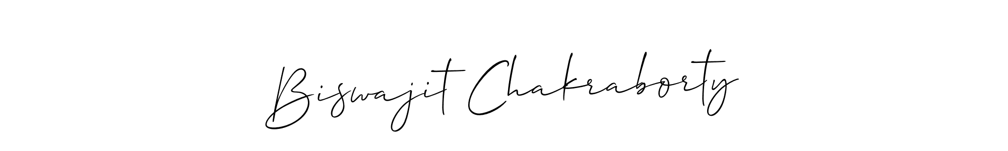 You should practise on your own different ways (Allison_Script) to write your name (Biswajit Chakraborty) in signature. don't let someone else do it for you. Biswajit Chakraborty signature style 2 images and pictures png