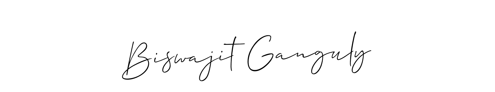 You should practise on your own different ways (Allison_Script) to write your name (Biswajit Ganguly) in signature. don't let someone else do it for you. Biswajit Ganguly signature style 2 images and pictures png