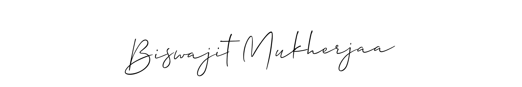 Also You can easily find your signature by using the search form. We will create Biswajit Mukherjaa name handwritten signature images for you free of cost using Allison_Script sign style. Biswajit Mukherjaa signature style 2 images and pictures png