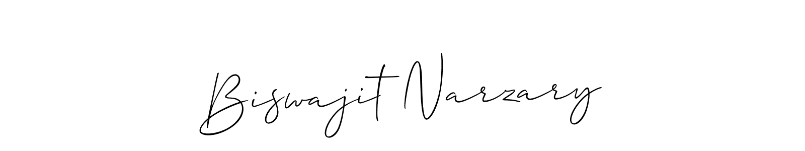You should practise on your own different ways (Allison_Script) to write your name (Biswajit Narzary) in signature. don't let someone else do it for you. Biswajit Narzary signature style 2 images and pictures png