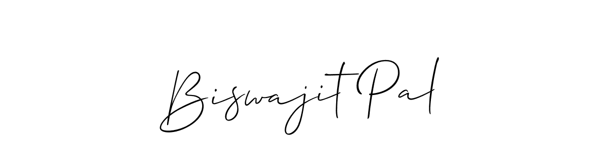 Biswajit Pal stylish signature style. Best Handwritten Sign (Allison_Script) for my name. Handwritten Signature Collection Ideas for my name Biswajit Pal. Biswajit Pal signature style 2 images and pictures png