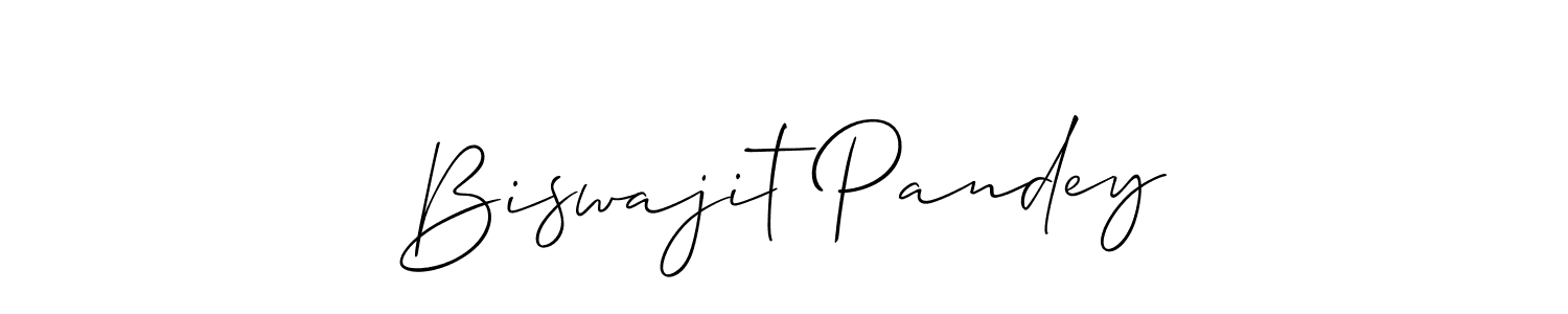 It looks lik you need a new signature style for name Biswajit Pandey. Design unique handwritten (Allison_Script) signature with our free signature maker in just a few clicks. Biswajit Pandey signature style 2 images and pictures png