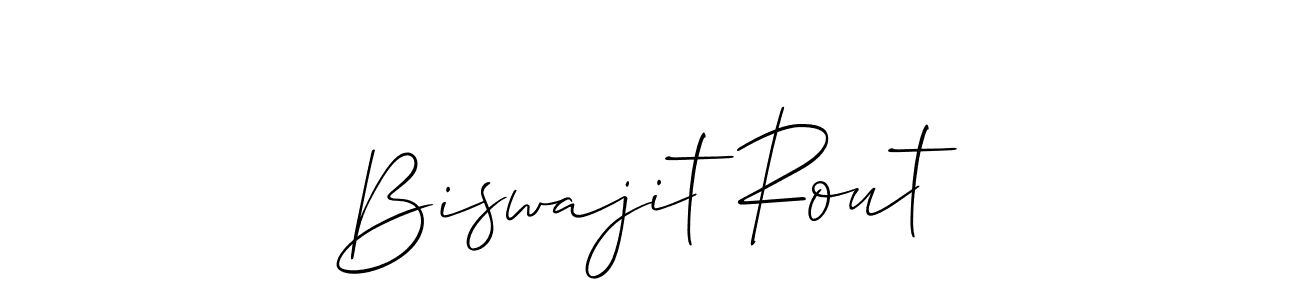 How to make Biswajit Rout signature? Allison_Script is a professional autograph style. Create handwritten signature for Biswajit Rout name. Biswajit Rout signature style 2 images and pictures png