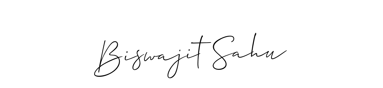 You should practise on your own different ways (Allison_Script) to write your name (Biswajit Sahu) in signature. don't let someone else do it for you. Biswajit Sahu signature style 2 images and pictures png
