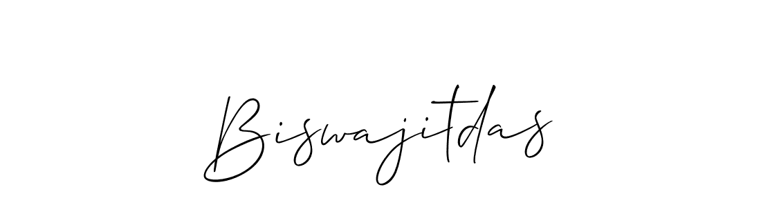 Create a beautiful signature design for name Biswajitdas. With this signature (Allison_Script) fonts, you can make a handwritten signature for free. Biswajitdas signature style 2 images and pictures png