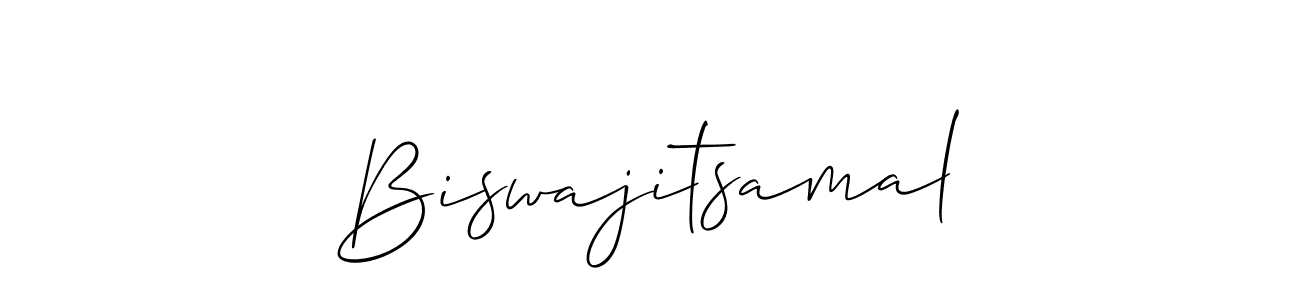 You should practise on your own different ways (Allison_Script) to write your name (Biswajitsamal) in signature. don't let someone else do it for you. Biswajitsamal signature style 2 images and pictures png