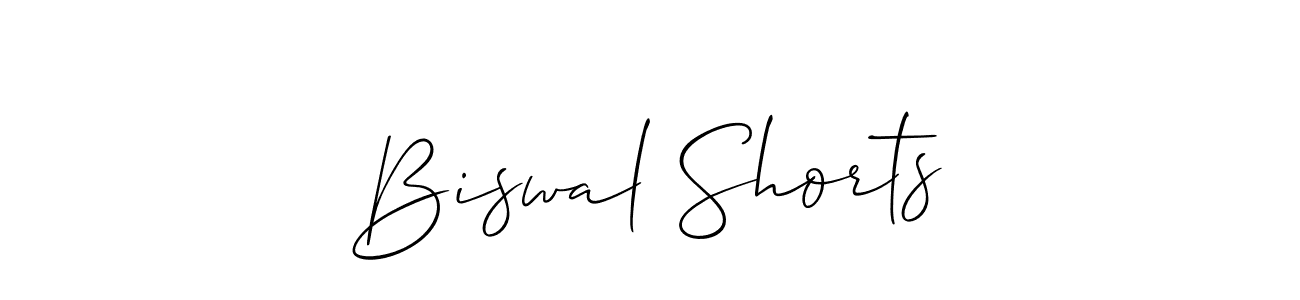 Biswal Shorts stylish signature style. Best Handwritten Sign (Allison_Script) for my name. Handwritten Signature Collection Ideas for my name Biswal Shorts. Biswal Shorts signature style 2 images and pictures png