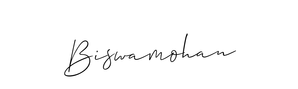 Make a beautiful signature design for name Biswamohan. Use this online signature maker to create a handwritten signature for free. Biswamohan signature style 2 images and pictures png