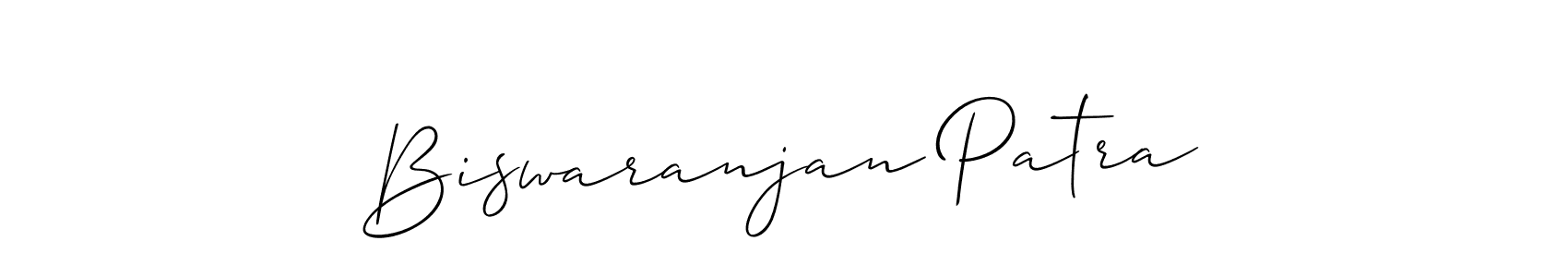 if you are searching for the best signature style for your name Biswaranjan Patra. so please give up your signature search. here we have designed multiple signature styles  using Allison_Script. Biswaranjan Patra signature style 2 images and pictures png