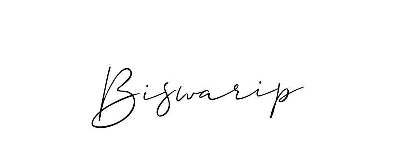 Make a beautiful signature design for name Biswarip. With this signature (Allison_Script) style, you can create a handwritten signature for free. Biswarip signature style 2 images and pictures png