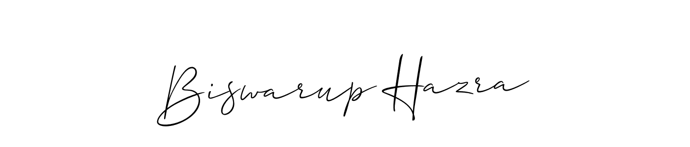 Also we have Biswarup Hazra name is the best signature style. Create professional handwritten signature collection using Allison_Script autograph style. Biswarup Hazra signature style 2 images and pictures png