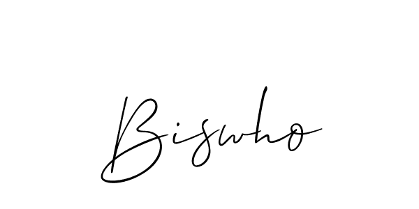 Make a short Biswho signature style. Manage your documents anywhere anytime using Allison_Script. Create and add eSignatures, submit forms, share and send files easily. Biswho signature style 2 images and pictures png
