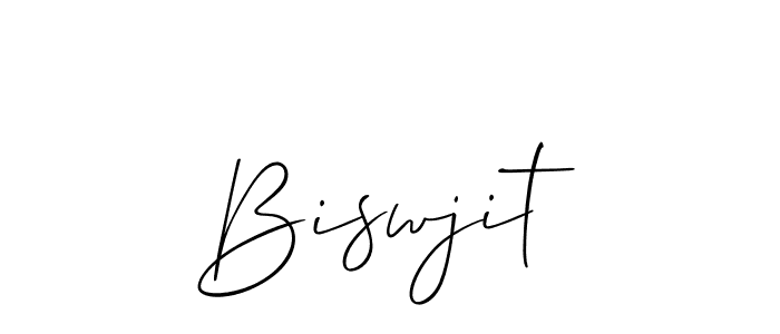 Biswjit stylish signature style. Best Handwritten Sign (Allison_Script) for my name. Handwritten Signature Collection Ideas for my name Biswjit. Biswjit signature style 2 images and pictures png