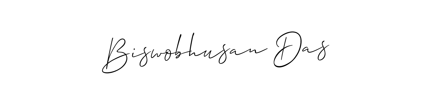 How to make Biswobhusan Das name signature. Use Allison_Script style for creating short signs online. This is the latest handwritten sign. Biswobhusan Das signature style 2 images and pictures png