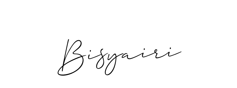 Make a beautiful signature design for name Bisyairi. Use this online signature maker to create a handwritten signature for free. Bisyairi signature style 2 images and pictures png