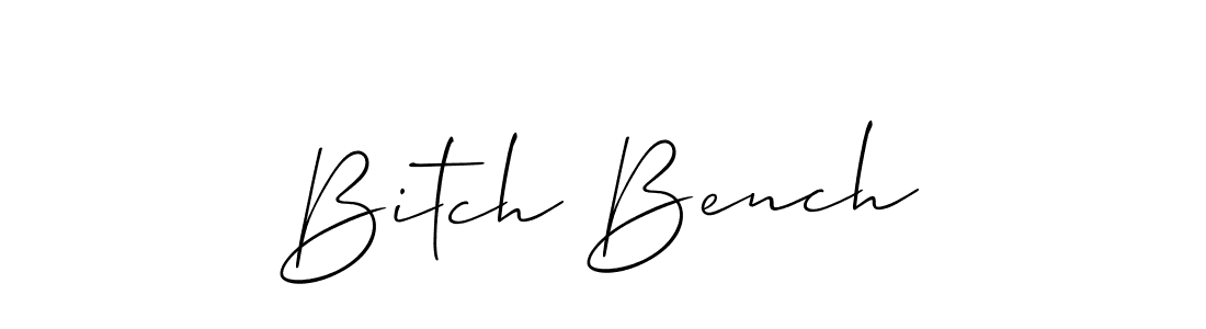 Also You can easily find your signature by using the search form. We will create Bitch Bench name handwritten signature images for you free of cost using Allison_Script sign style. Bitch Bench signature style 2 images and pictures png