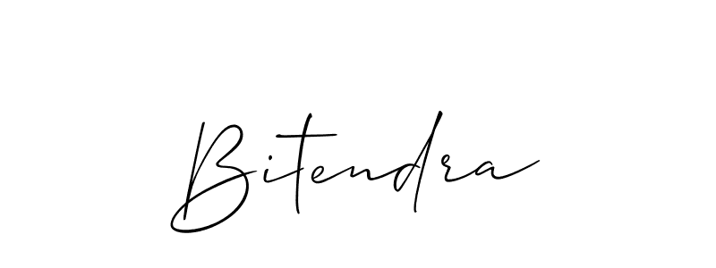 The best way (Allison_Script) to make a short signature is to pick only two or three words in your name. The name Bitendra include a total of six letters. For converting this name. Bitendra signature style 2 images and pictures png