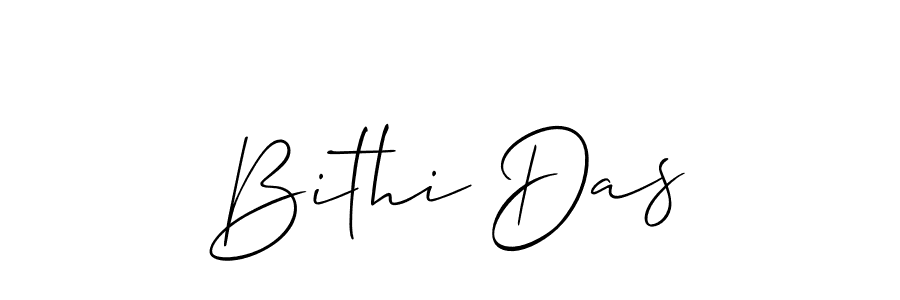 Similarly Allison_Script is the best handwritten signature design. Signature creator online .You can use it as an online autograph creator for name Bithi Das. Bithi Das signature style 2 images and pictures png