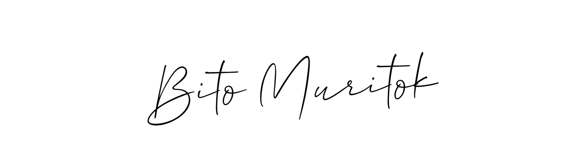 This is the best signature style for the Bito Muritok name. Also you like these signature font (Allison_Script). Mix name signature. Bito Muritok signature style 2 images and pictures png
