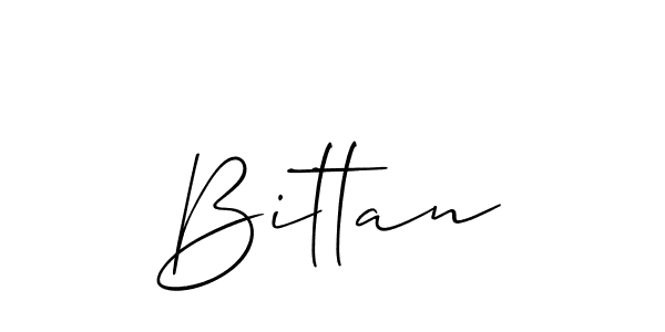 How to make Bittan name signature. Use Allison_Script style for creating short signs online. This is the latest handwritten sign. Bittan signature style 2 images and pictures png