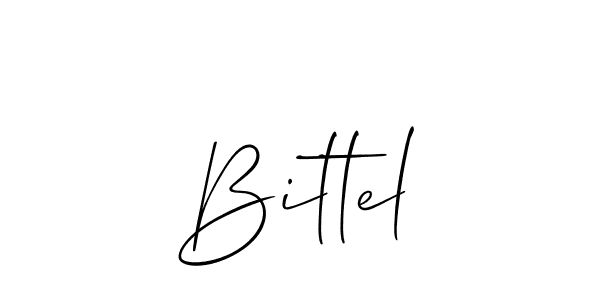 Make a beautiful signature design for name Bittel. Use this online signature maker to create a handwritten signature for free. Bittel signature style 2 images and pictures png