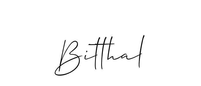 if you are searching for the best signature style for your name Bitthal. so please give up your signature search. here we have designed multiple signature styles  using Allison_Script. Bitthal signature style 2 images and pictures png