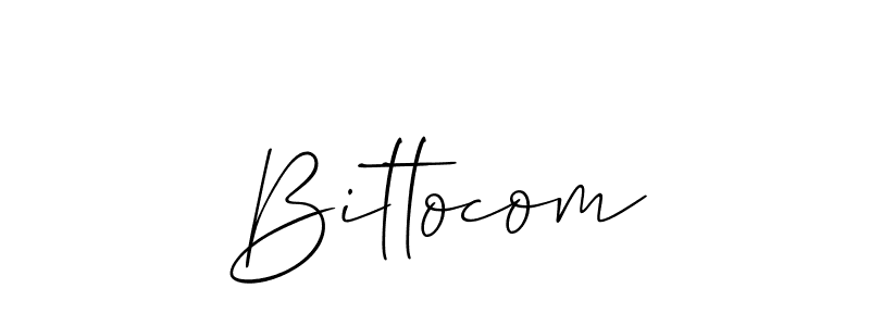 Make a beautiful signature design for name Bittocom. Use this online signature maker to create a handwritten signature for free. Bittocom signature style 2 images and pictures png