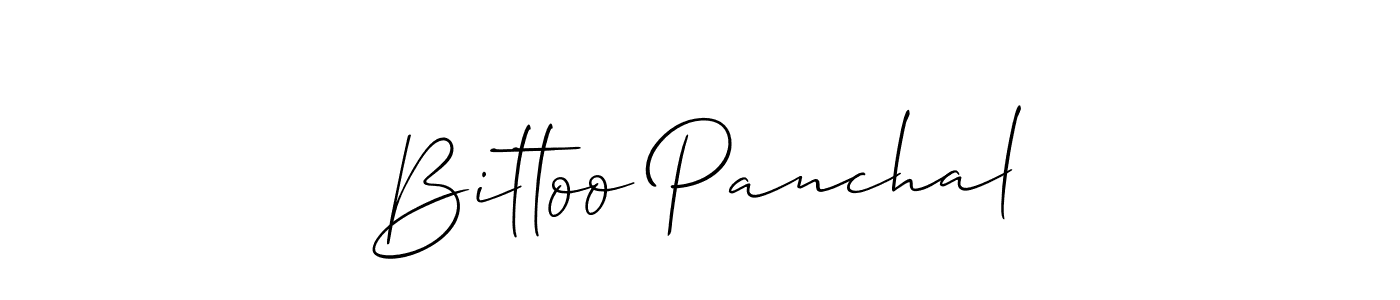 Make a beautiful signature design for name Bittoo Panchal. Use this online signature maker to create a handwritten signature for free. Bittoo Panchal signature style 2 images and pictures png