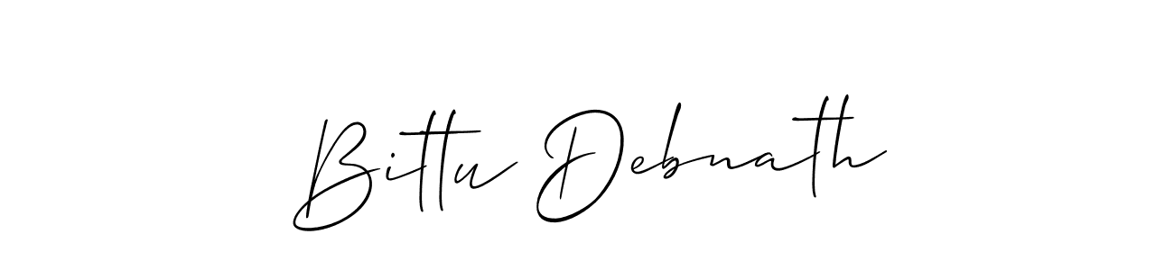 Also You can easily find your signature by using the search form. We will create Bittu Debnath name handwritten signature images for you free of cost using Allison_Script sign style. Bittu Debnath signature style 2 images and pictures png