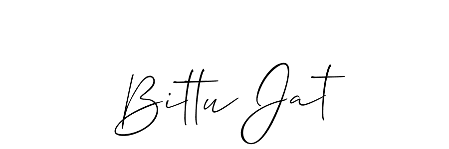 Also You can easily find your signature by using the search form. We will create Bittu Jat name handwritten signature images for you free of cost using Allison_Script sign style. Bittu Jat signature style 2 images and pictures png