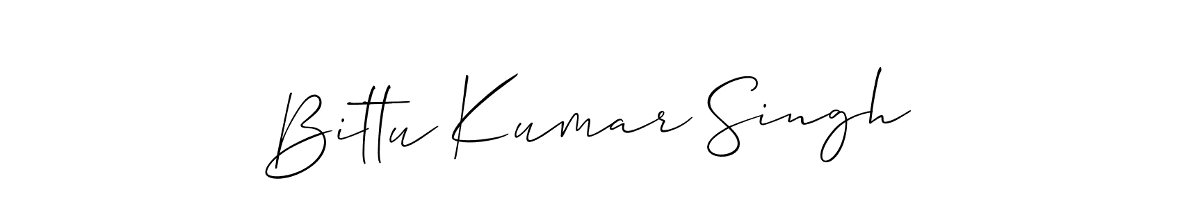 Make a beautiful signature design for name Bittu Kumar Singh. Use this online signature maker to create a handwritten signature for free. Bittu Kumar Singh signature style 2 images and pictures png