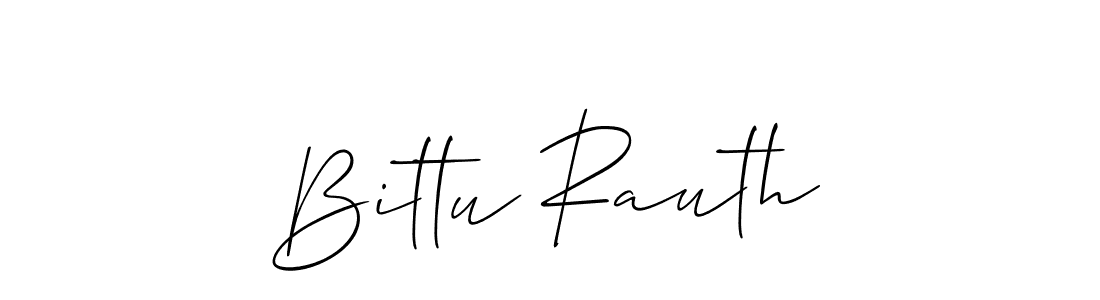 Also we have Bittu Rauth name is the best signature style. Create professional handwritten signature collection using Allison_Script autograph style. Bittu Rauth signature style 2 images and pictures png