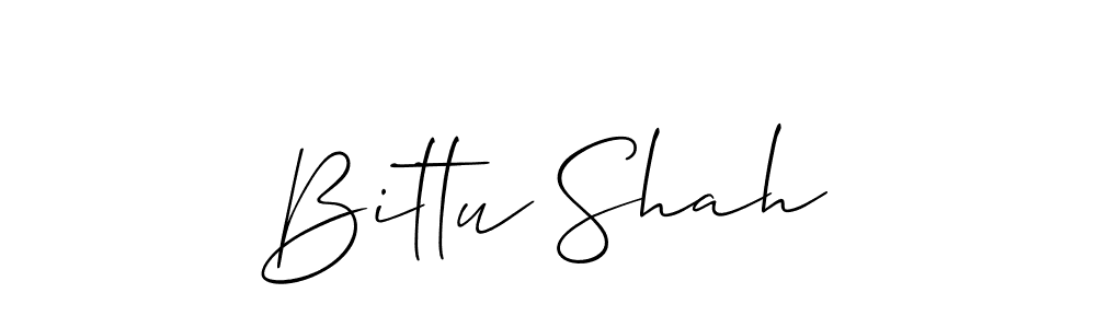 Make a beautiful signature design for name Bittu Shah. Use this online signature maker to create a handwritten signature for free. Bittu Shah signature style 2 images and pictures png