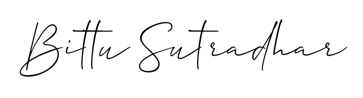 Stand out with a creative autograph for Bittu Sutradhar. The Allison_Script styling blends modern aesthetics with classic signature flourishes. Bittu Sutradhar signature style 2 images and pictures png
