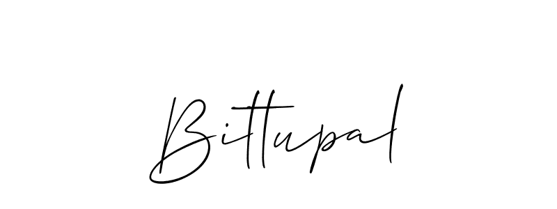 The best way (Allison_Script) to make a short signature is to pick only two or three words in your name. The name Bittupal include a total of six letters. For converting this name. Bittupal signature style 2 images and pictures png