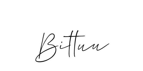 It looks lik you need a new signature style for name Bittuu. Design unique handwritten (Allison_Script) signature with our free signature maker in just a few clicks. Bittuu signature style 2 images and pictures png