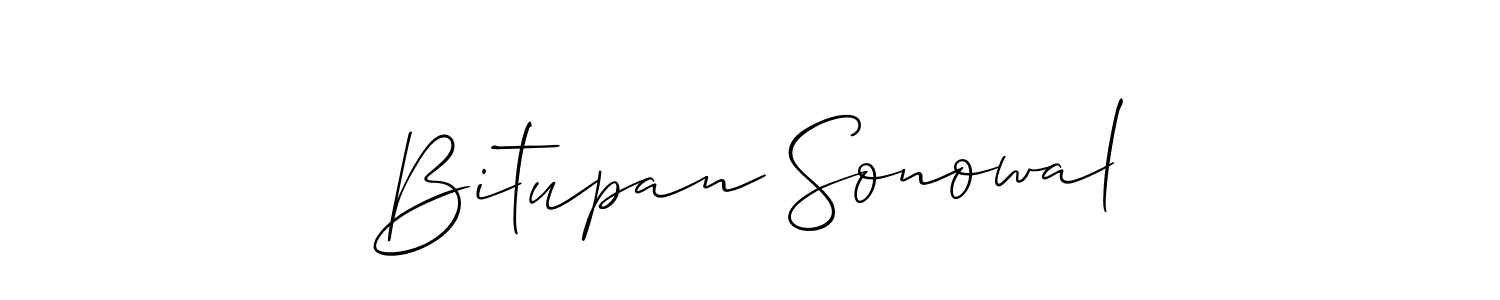 Similarly Allison_Script is the best handwritten signature design. Signature creator online .You can use it as an online autograph creator for name Bitupan Sonowal. Bitupan Sonowal signature style 2 images and pictures png