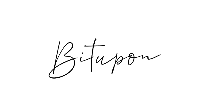 Bitupon stylish signature style. Best Handwritten Sign (Allison_Script) for my name. Handwritten Signature Collection Ideas for my name Bitupon. Bitupon signature style 2 images and pictures png