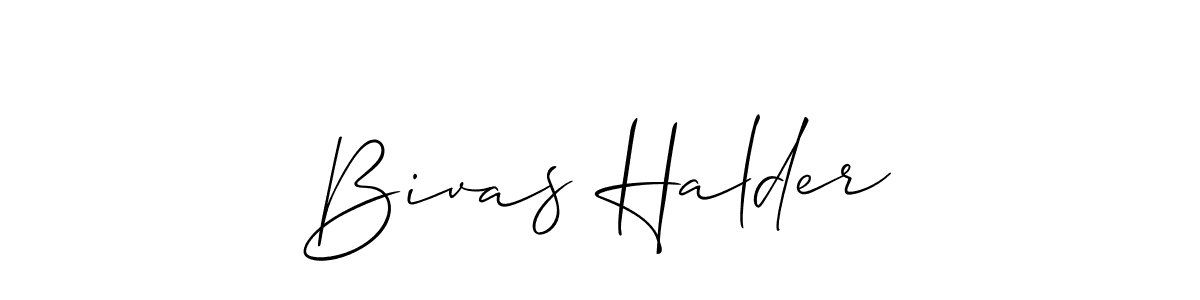 Make a beautiful signature design for name Bivas Halder. Use this online signature maker to create a handwritten signature for free. Bivas Halder signature style 2 images and pictures png