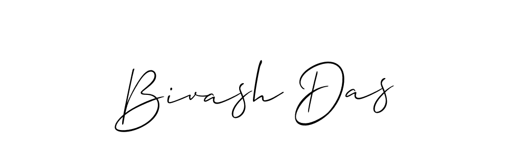 Design your own signature with our free online signature maker. With this signature software, you can create a handwritten (Allison_Script) signature for name Bivash Das. Bivash Das signature style 2 images and pictures png