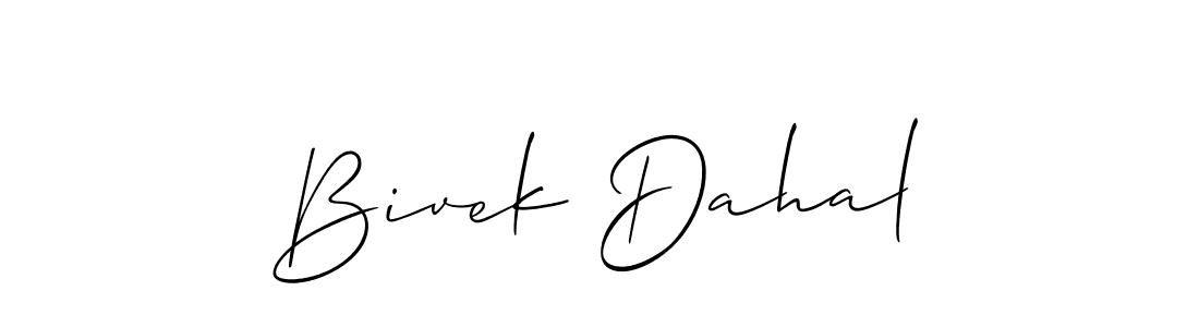 You can use this online signature creator to create a handwritten signature for the name Bivek Dahal. This is the best online autograph maker. Bivek Dahal signature style 2 images and pictures png